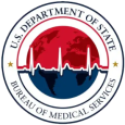 US Department of State Bureau of Medical Services Official Seal